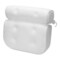 Bathtub Pillow 3D Mesh White Ergonomic Spa Pillow 6 Suction Cups Quick Dry